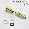 Chery Life 2 Pcs Bathroom Sink Drain without Overflow, Vessel Sink Lavatory Vanity Pop Up Drain Stopper, 304 Stainless Steel - 3 of 4
