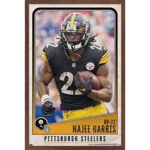 Trends International NFL Pittsburgh Steelers - Najee Harris 22 Framed Wall Poster Prints - 1 of 4