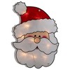 Northlight 12" Lighted Santa Claus Christmas Window Silhouette - 3 of 4