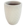 Wooakway 17" Dia Outdoor Indoor Ceramic Planter Pot Decorative Planter with Drainage Hole Patio Flower Pot - 2 of 4