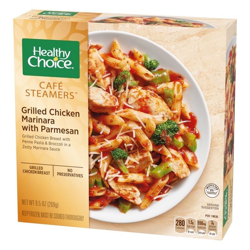 Healthy Choice Caf&#233; Steamers Frozen Grilled Chicken Marinara with Parmesan - 10oz, 4 of 5