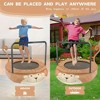 Acoinel Mini Trampoline with Foldable Handle for Kids - 3 of 4
