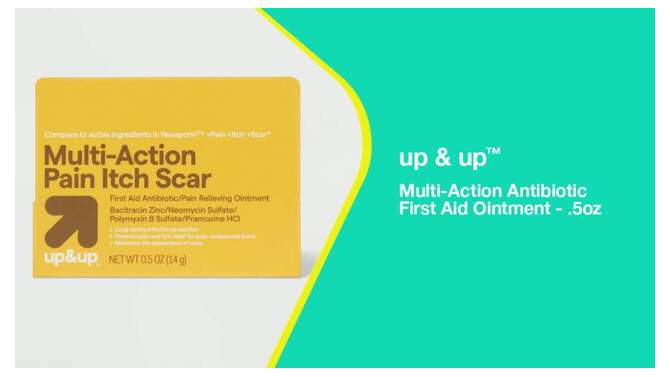Multi-Action Antibiotic First Aid Ointment - .5oz - up &#38; up&#8482;, 2 of 6, play video