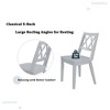 Whisen Mid-Century 5-Piece Extendable Dining Table Set with 4 Dining Chairs - 4 of 4