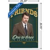 Trends International Parks and Recreation - Ron Swanson Friends Framed Wall Poster Prints - 3 of 4