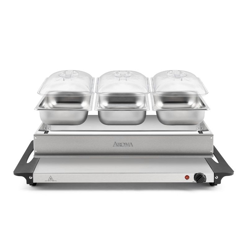 AROMA 7.5qt Warming Tray and Buffet Server, 3 of 9