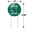Tulane University Green Wave Acrylic Cake Topper Party Decoration for Wedding Anniversary Birthday Graduation - 2 of 4