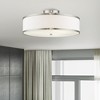 Livex Lighting Park Ridge 3 - Light Semi-Flush Mount in  Brushed Nickel - 2 of 4