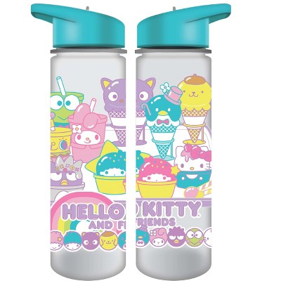 Silver Buffalo Sanrio Hello Kitty Unicorn Twist Spout Water Bottle