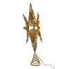 Kurt Adler 15-Inch Twinkling LED Gold Starburst Tree Topper - 2 of 4
