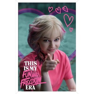 Trends International Wednesday: Season 2 (2025) - Enid Fun And Freedom Framed Wall Poster Prints White Framed Version 22.375" x 34" - 1 of 4