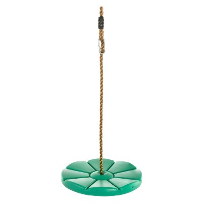 Swingan Cool Disc Swing With Adjustable Rope - Green