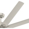 72" Overton Outdoor Ceiling Fan with LED Light Nickel - Hunter Fan: ETL Listed, 10-Blade, 6-Speed, Reversible Motor - 4 of 4