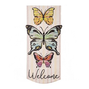 Evergreen Garden Flag Butterfly Fields Double Sided Indoor Outdoor Decor 18" x 12.5" - 1 of 2