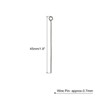 Unique Bargains DIY Craft Necklaces Bracelets Earrings Jewelry Making Iron 21 Gauge Eye Pins 500 Pcs - 2 of 4