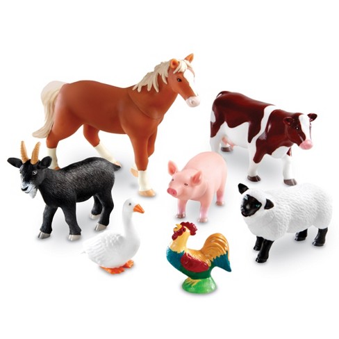 Pack of 24 Large Toy Vinyl Farm Animals Assorted Styles Bulk 