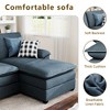 Celebalcony 3-Piece Upholstered Sectional - 2 of 4