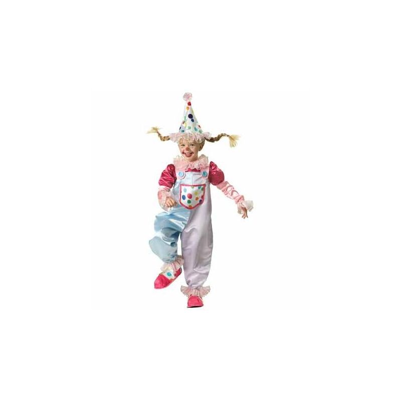 Incharacter Cutie Clown Costume Child X-Small 2, 1 of 2