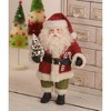 10.0 Inch Vintage Posable Santa Candy Canes Tree Santa Figurines - 3 of 3