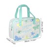 Unique Bargains Women's Square Cosmetic Bag Green 1 Pc - 2 of 4