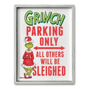 Creative Products The Grinch Parking Only 18 x 24 Dr. Seuss Framed Print - 1 of 1