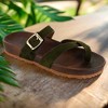 Corkys Womens Heavenly Faux Suede Buckle Sandal - 2 of 2