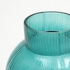 ChicFurnit Decorative Vases Elegant Flower Vase Jarron Florero Glass Vase Tabletop Vase Modern Vase for Living Room Decor, Green, 5"*5"*10" - 3 of 4