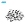 Unique Bargains Alloy  Elegant Sophisticated Jewelry Making Mini Rose Flower Pendants 50 Pcs - 3 of 4