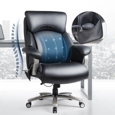 COLAMY Executive Big and Tall 500lbs PU Leather Office Chair