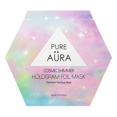 Pure Aura Cosmic Shimmer Foil Mask - 0.88 fl oz