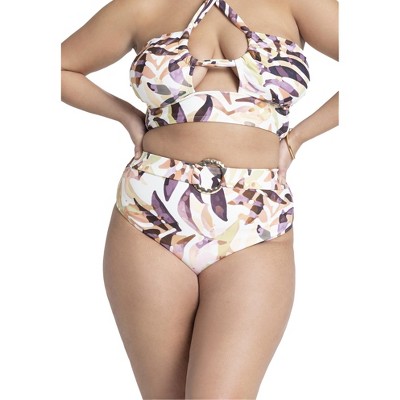 ELOQUII Belted Bikini Bottom
