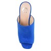 Journee Collection Womens Adelaide Peep Toe Slip On Block Heel Sandals - 4 of 4