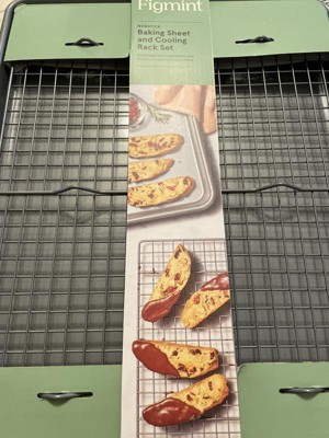 3pc Nonstick Baking Sheet Set Gray - Figmint™ : Target