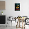 Stupell Industries Vintage Hotel Zurich with Lobster Black Framed Floater Canvas Wall Art - 2 of 4
