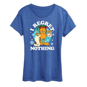 Women's - Garfield - I Regret Nothing Short Sleeve Graphic T-Shirt - 1 of 4