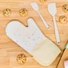 The Lakeside Collection Glove and Spatula Baking Set Silicone Confetti Print - 3 of 4