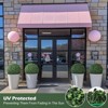 Artificial Topiary Ball Plant - Pre-Lit with 8 Modes, 40 LED Lights, Battery Operated, Remote Control - Outdoor & Indoor Decor - 4 of 4