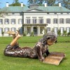 Design Toscano Young Scholar Reading Girl Bronze Garden Statue - 2 of 4