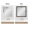 Amanti Art Mirror Makeover Bathroom Mirror Frame Border Kit - Fully Assembled Peel and Stick Frame - Mirror NOT Included - Accent Bronze Narrow Trim - 4 of 4
