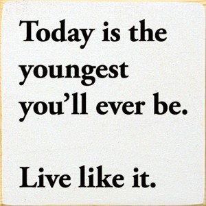 Slickblue Inspirational Wood Wall Sign – “Live Like It” Quote – Rustic 7x7 Motivational Decor, Color Options - 1 of 3