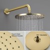 Itopfox Wall Mounted Shower Faucet Mixer Set with High Pressure Shower Head & 3-Setting Handheld Bathroom Shower Trim Kit with Pressure Balance Valve - 4 of 4