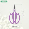 Unique Bargains Stainless Steel Garden Comfortable Grip Pruning Shears - 3 of 4