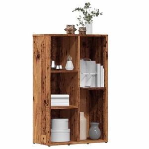 CLIHOME Freestanding Display Bookcase, Engineered Wood Kitchen Sideboard Book Cabinet - 1 of 4