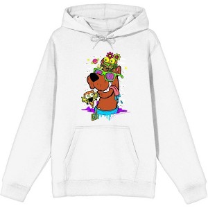 Scooby-Doo Dog With Shades Adult Long Sleeve Hoodie - 1 of 2