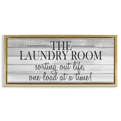 Stupell Industries Laundry Sorting Out Life, 31" x 14"