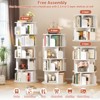 Aheaplus 360° Rotating Bookshelf Tower Revolving Corner Bookcase - 3 of 4