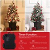 3ft Artificial Christmas Tree with 78 LED Lights, Pine Cones, Red Berries, Tabletop Holiday Decor for Home Office - 4 of 4