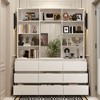 Famapy Minimalist Entryway Cabinet with Large-Capacity Display Cabinet with Drawers & Open Shelves,Ideal for Living Room/Hallway - 3 of 4