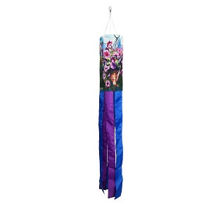 Briarwood Lane Spring Hummingbirds and Petunias Windsock Wind Twister 40x6 For Spring Wind Spinner - 1 of 2