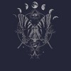 Women's Lost Gods Butterfly Moon Phases T-Shirt - 2 of 4